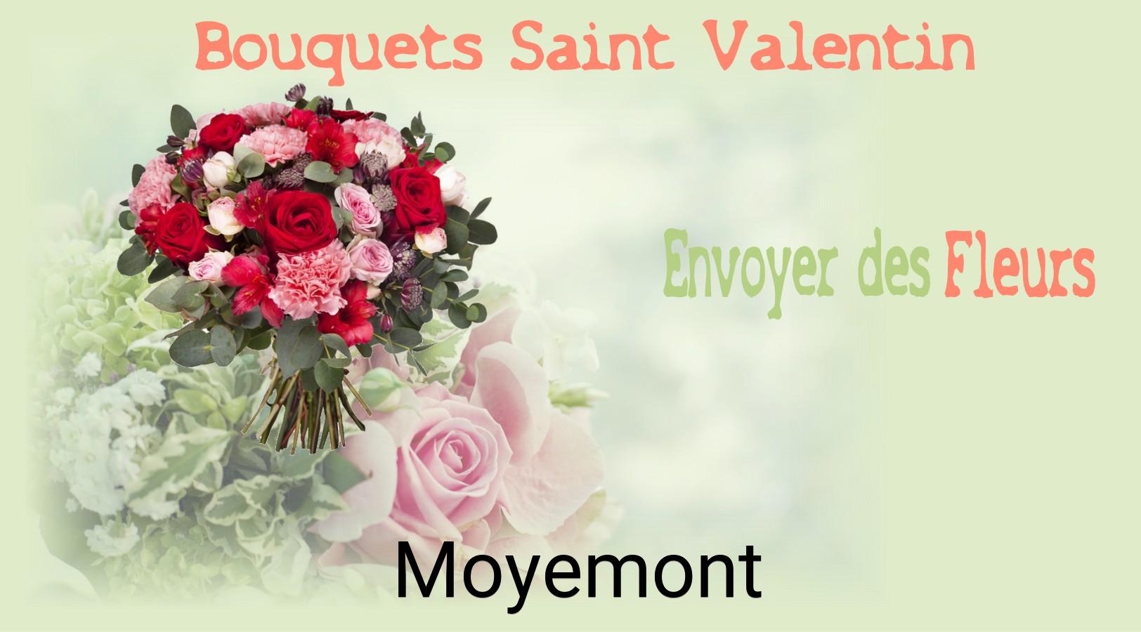 Roses de Saint-Valentin livrées à Moyemont